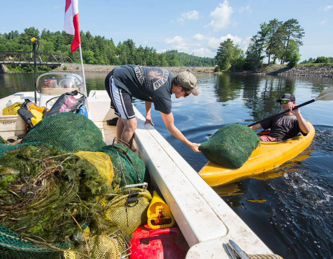 Divers with the Adirondack Foundation